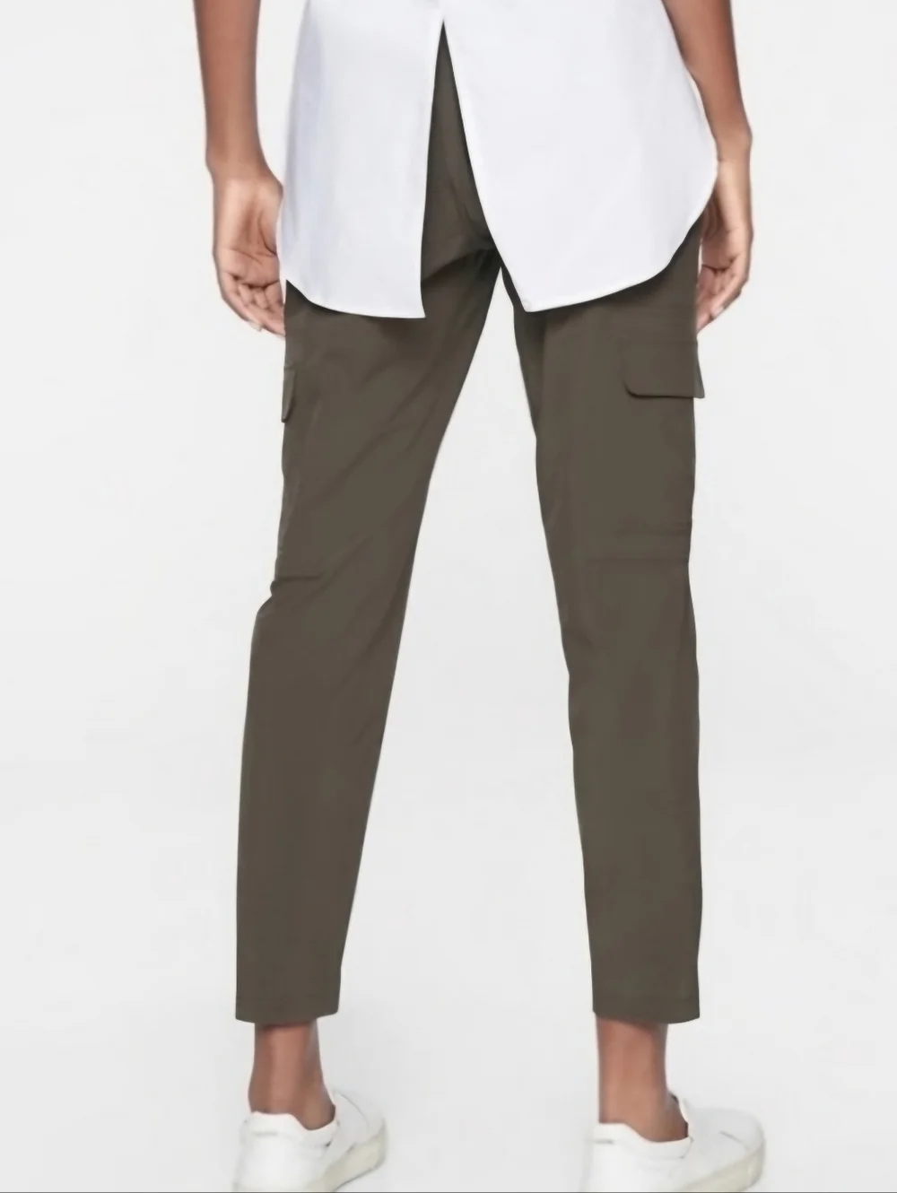 Athleta Chelsea Cargo Pant Arbor Olive Green 12 594971 - Picture 3 of 8
